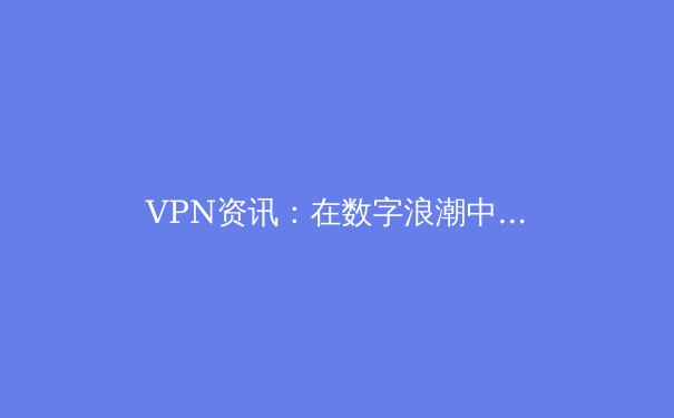VPN资讯：在数字浪潮中守护你的网络安全与自由 - 4